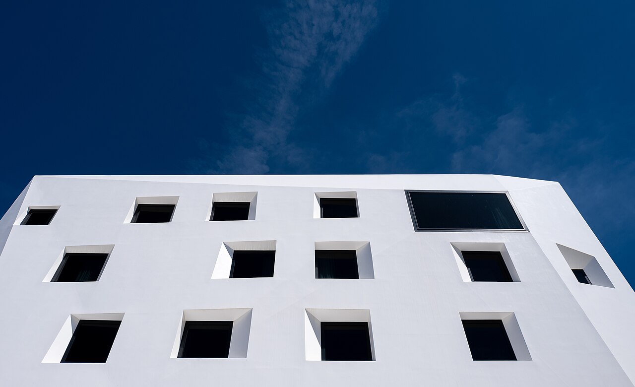 Luxury hotel exterior